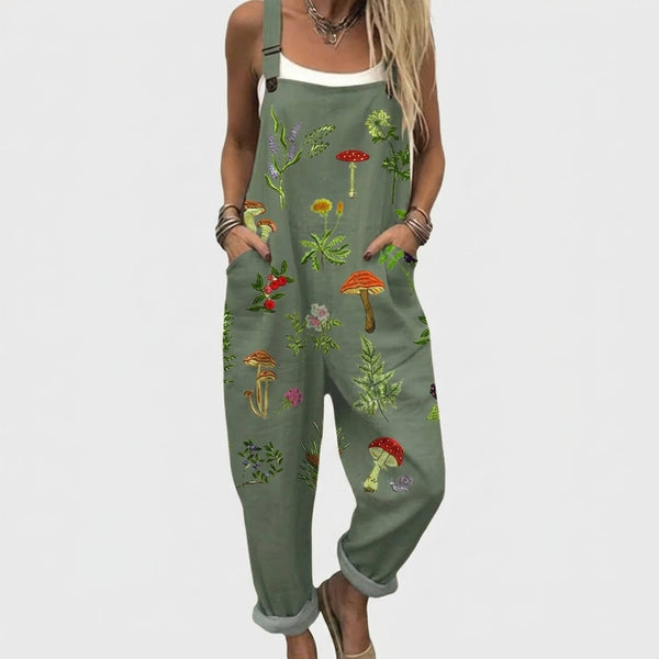 Josephine | Embroidered Overalls